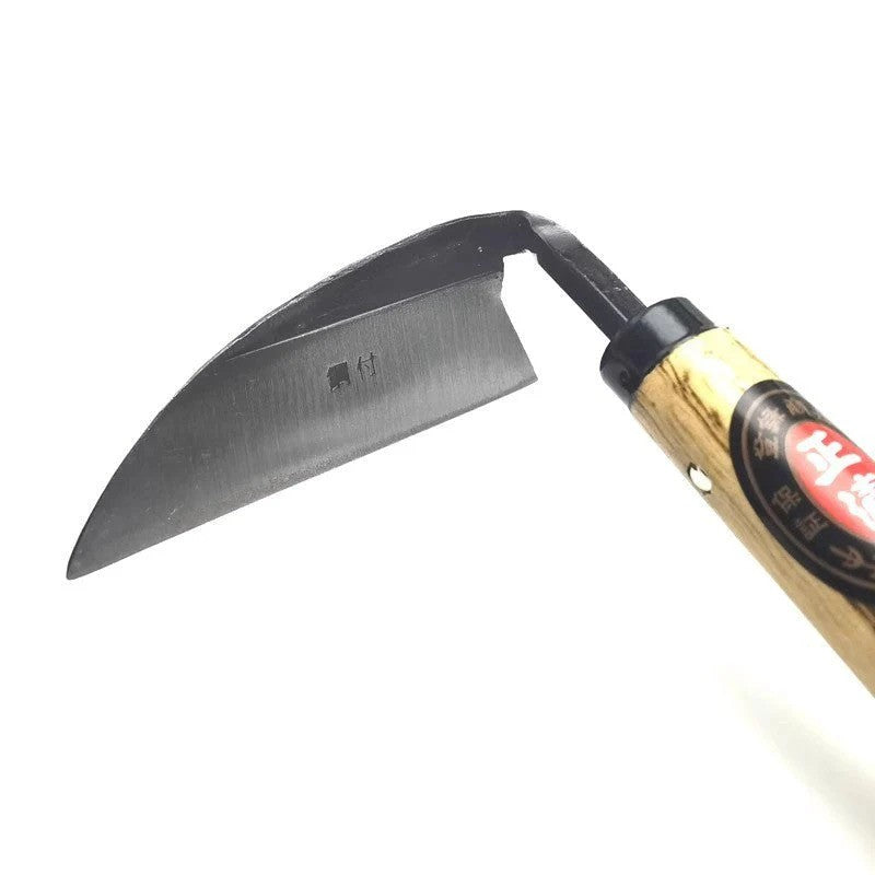 MG's Composite Steel Bent Handlebar Sickle Steel Elbow Hoe Hand Weeding Sickle Gardening Weeding Farm Tools